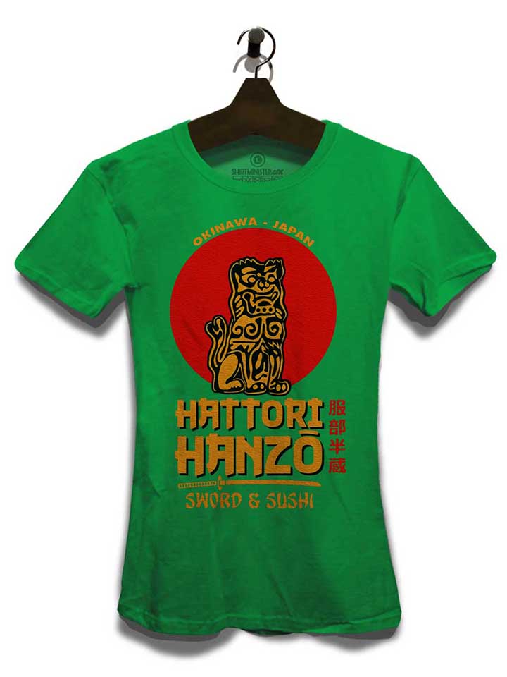 hattori-hanzo-logo-damen-t-shirt gruen 3