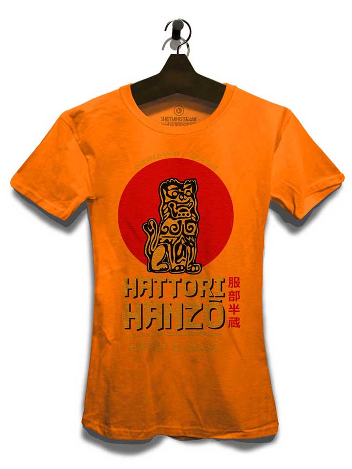 hattori-hanzo-logo-damen-t-shirt orange 3
