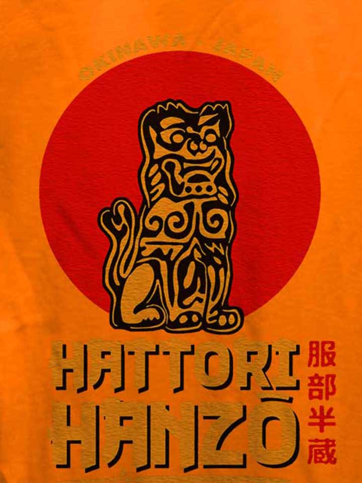 hattori-hanzo-logo-damen-t-shirt orange 4