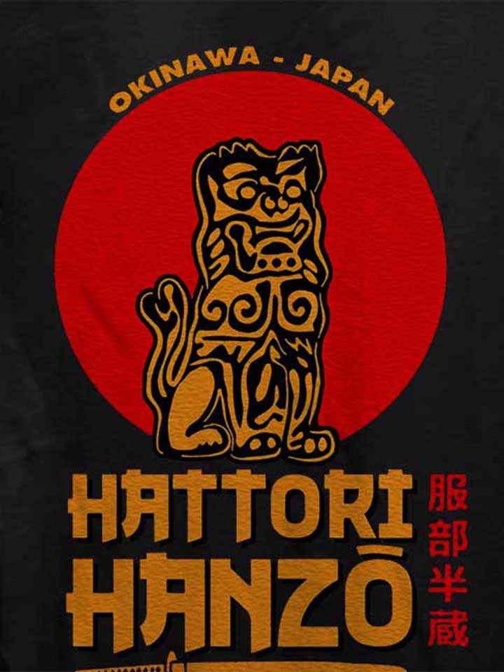 hattori-hanzo-logo-damen-t-shirt schwarz 4