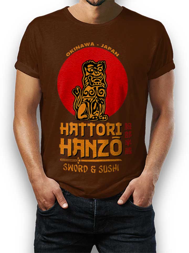 Hattori Hanzo Logo T-Shirt braun L