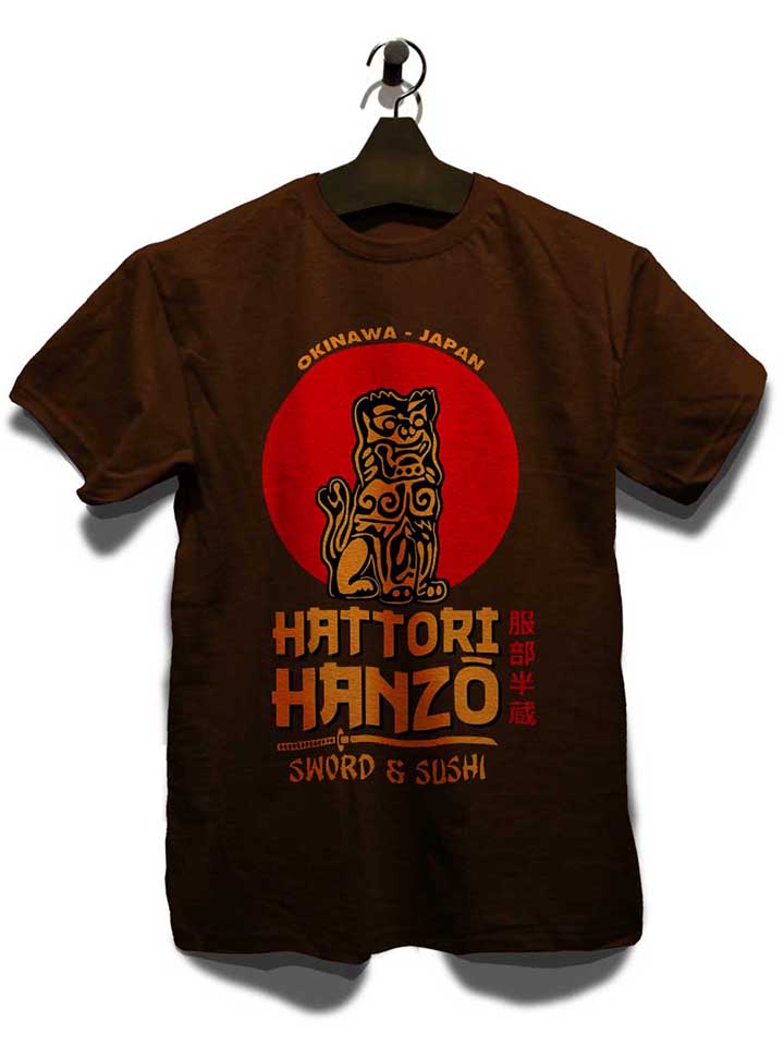 hattori-hanzo-logo-t-shirt braun 3