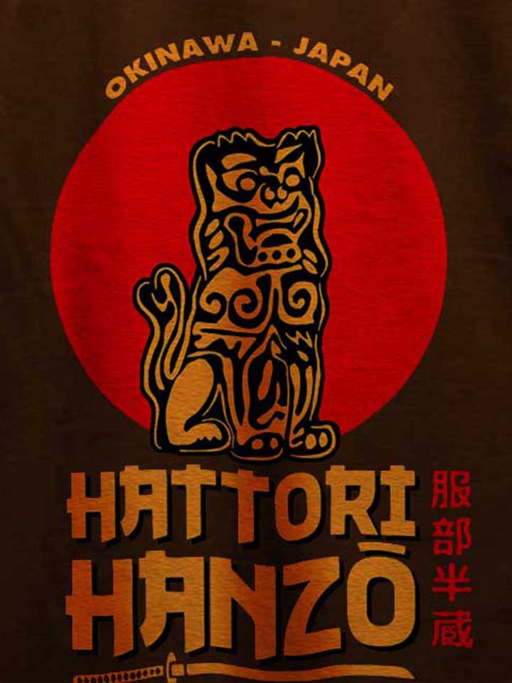 hattori-hanzo-logo-t-shirt braun 4