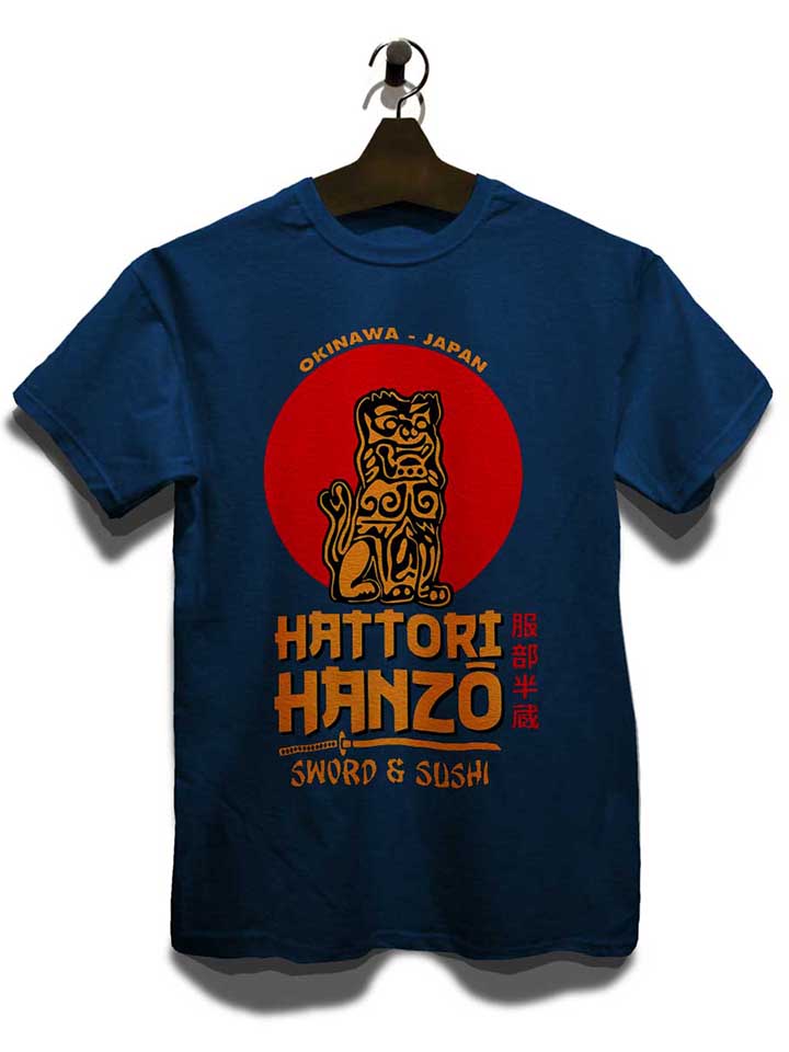 hattori-hanzo-logo-t-shirt dunkelblau 3