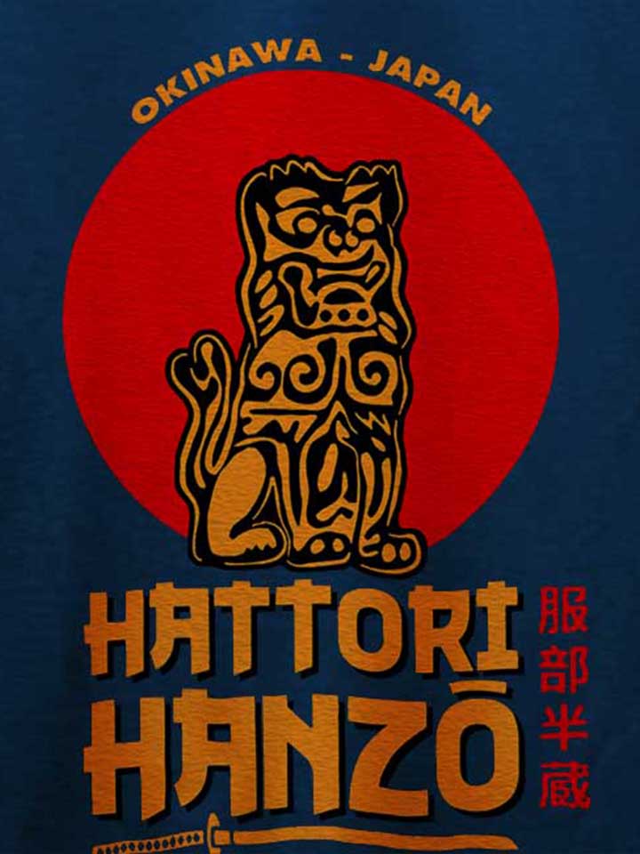 hattori-hanzo-logo-t-shirt dunkelblau 4