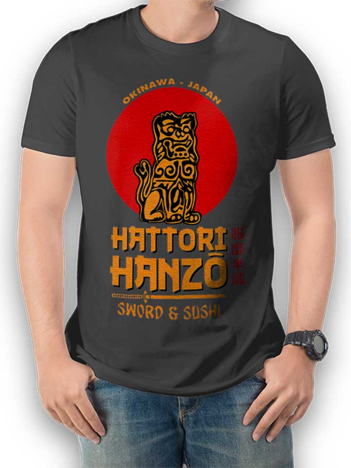 hattori-hanzo-logo-t-shirt dunkelgrau 1