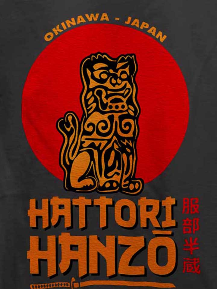 hattori-hanzo-logo-t-shirt dunkelgrau 4