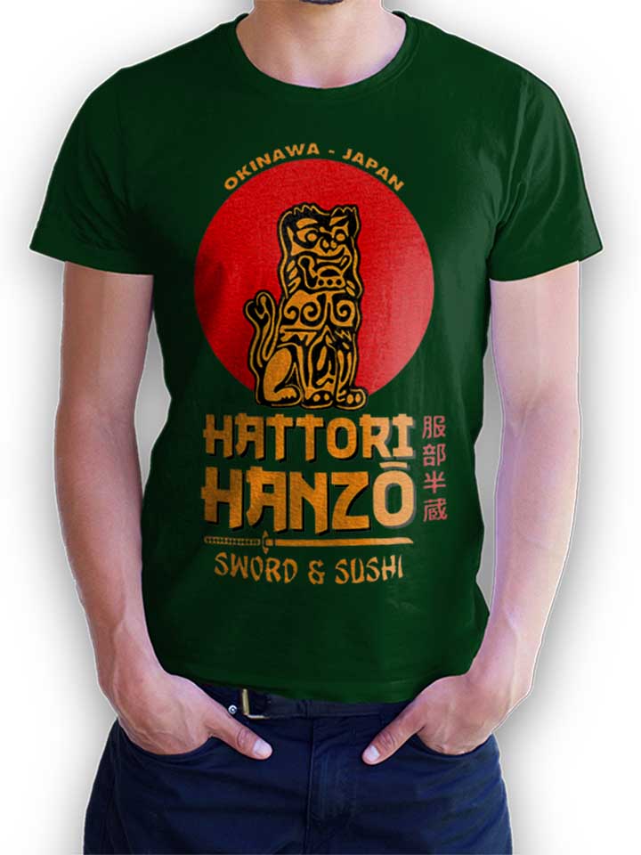 Hattori Hanzo Logo T-Shirt verde-scuro L
