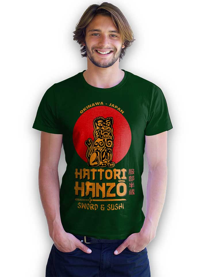 hattori-hanzo-logo-t-shirt dunkelgruen 2