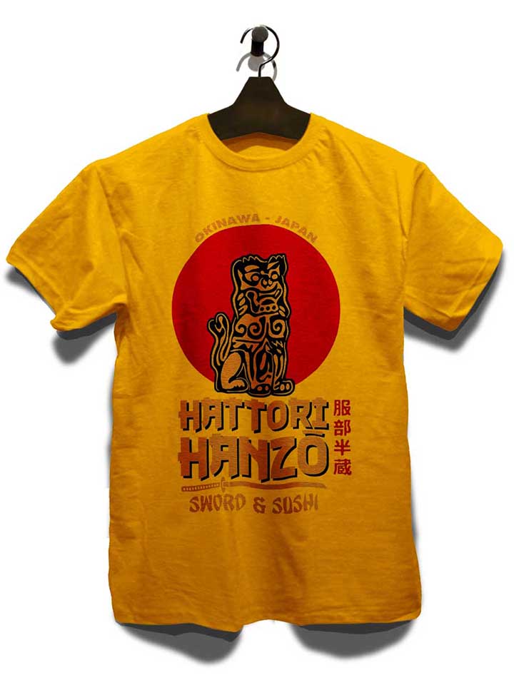 hattori-hanzo-logo-t-shirt gelb 3