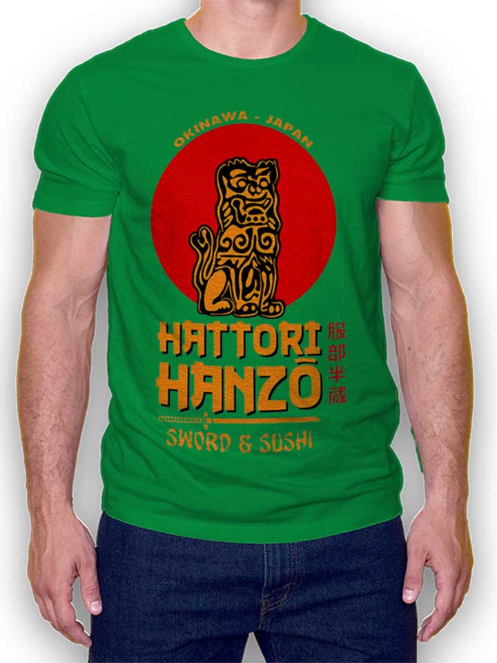 Hattori Hanzo Logo T-Shirt gruen L