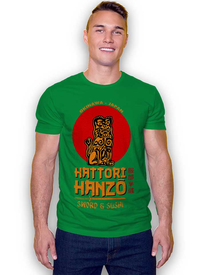 hattori-hanzo-logo-t-shirt gruen 2