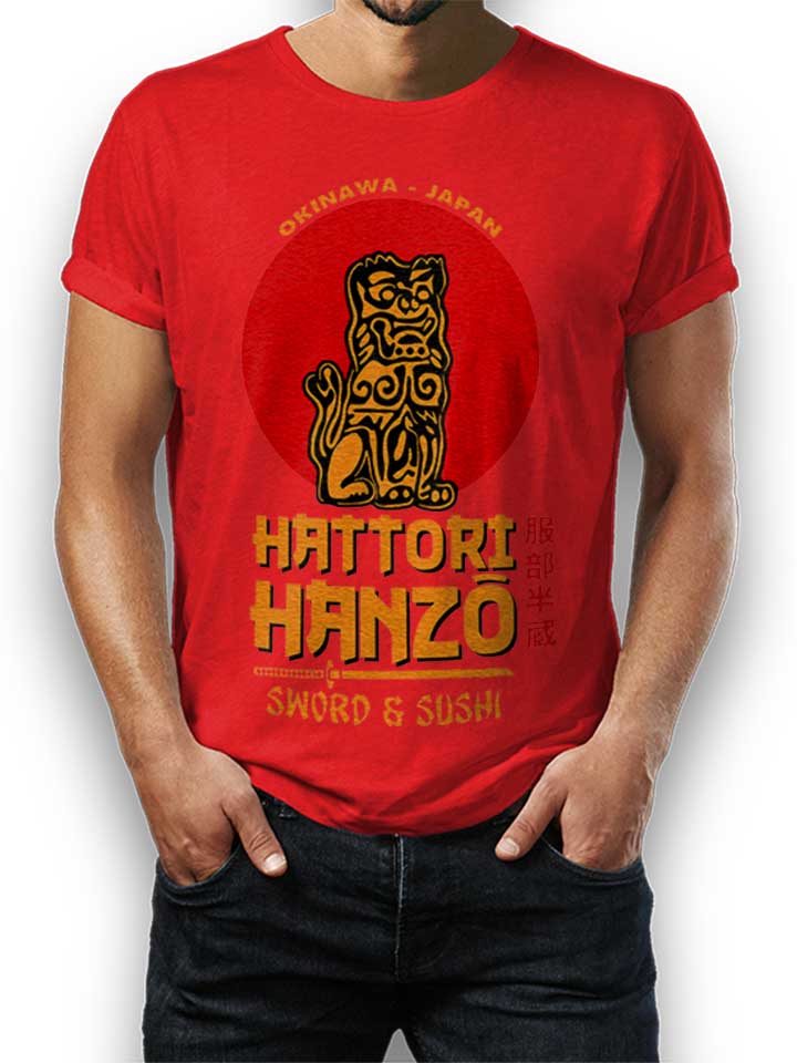 Hattori Hanzo Logo T-Shirt rot L