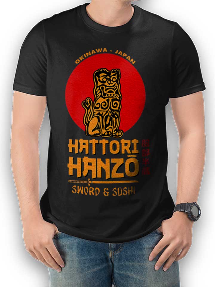Hattori Hanzo Logo T-Shirt schwarz L