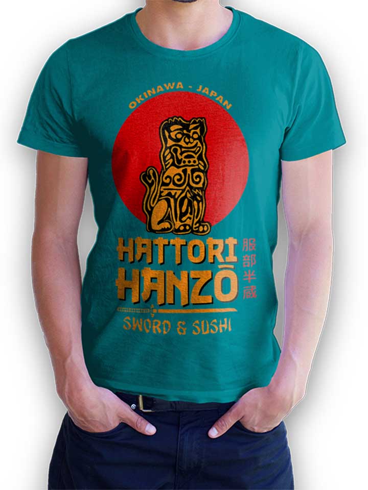 hattori-hanzo-logo-t-shirt tuerkis 1