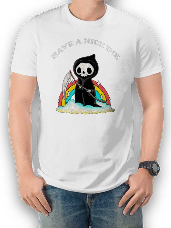 Have A Nice Die Reaper T-Shirt bianco L