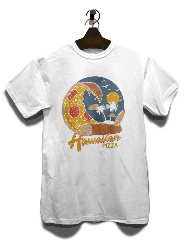 hawaiian-pizza-t-shirt weiss 3