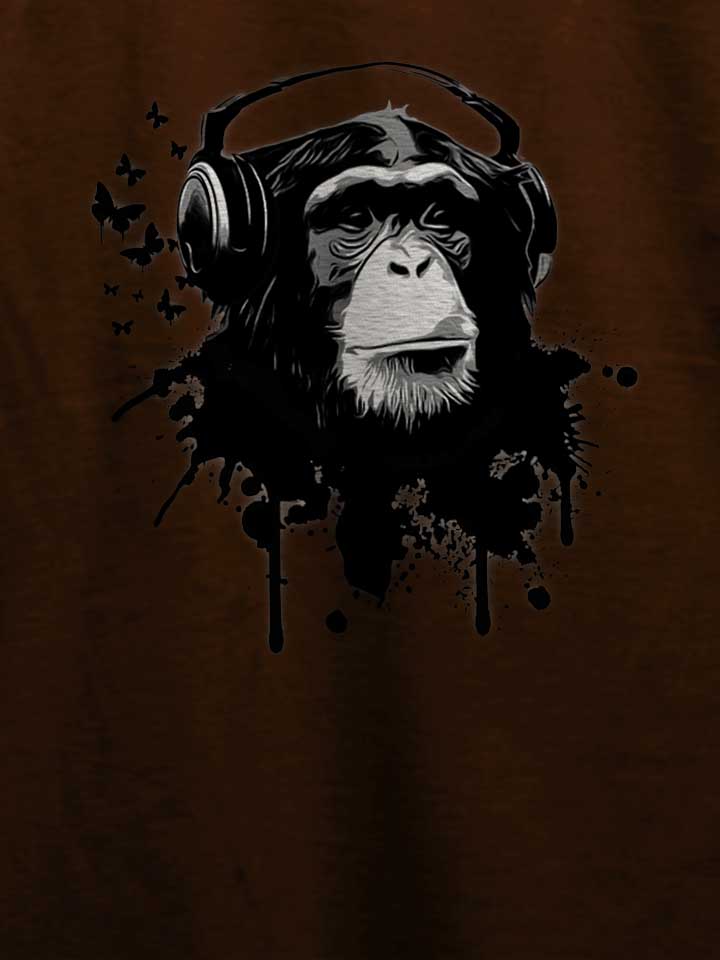 heaphone-monkey-t-shirt braun 4