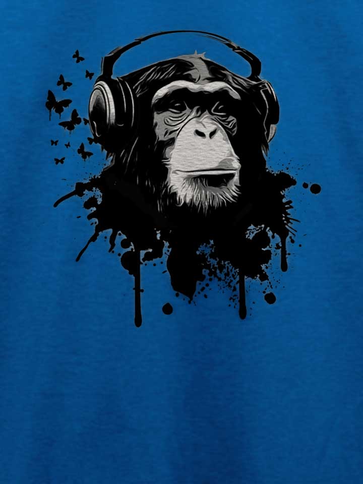 heaphone-monkey-t-shirt royal 4