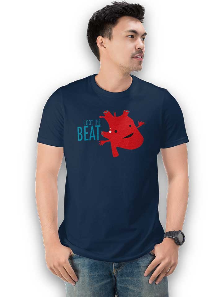 heart-got-the-beat-t-shirt dunkelblau 2