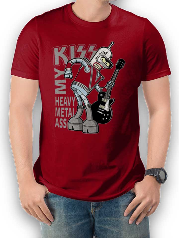 Heavy Metal Ass T-Shirt bordeaux L