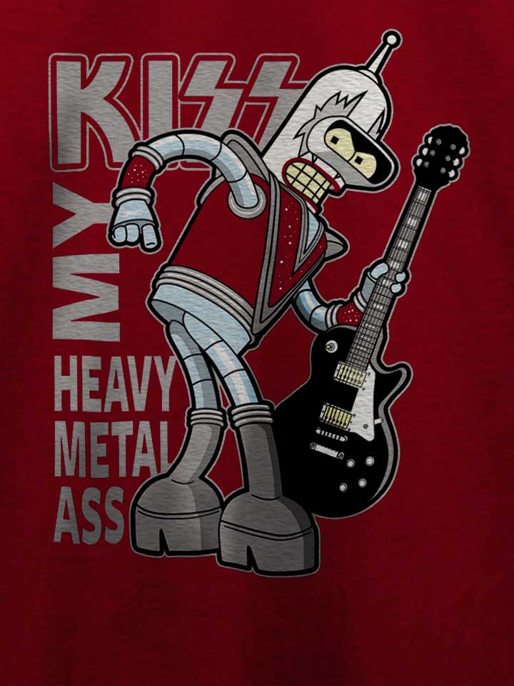 heavy-metal-ass-t-shirt bordeaux 4