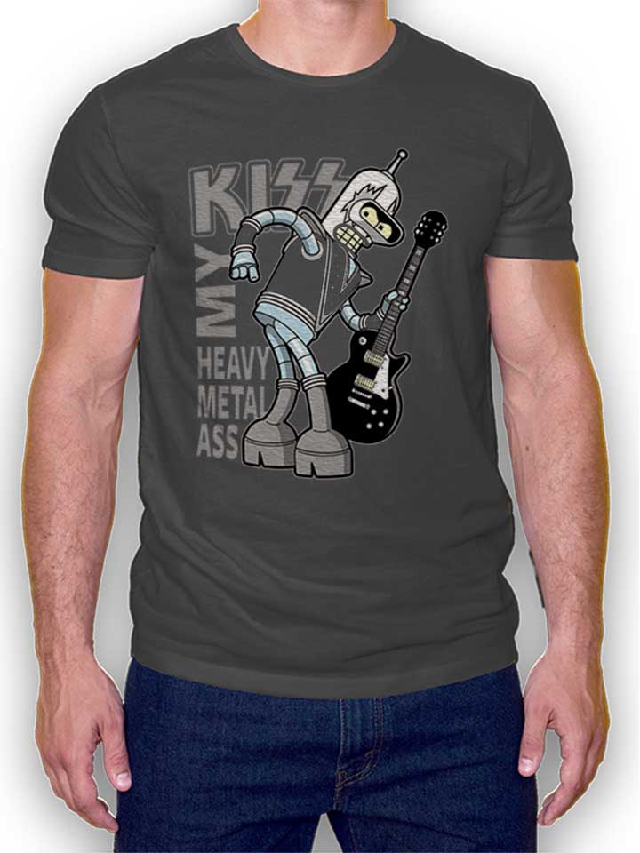 Heavy Metal Ass Camiseta gris-oscuro L