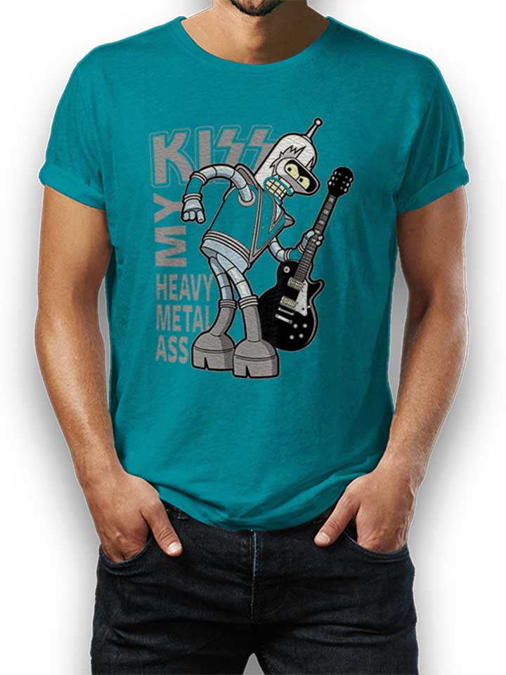Heavy Metal Ass T-Shirt turquoise L