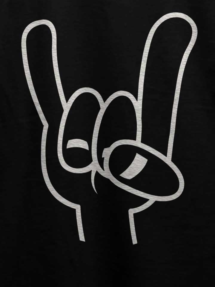 heavy-metal-devil-horns-t-shirt schwarz 4