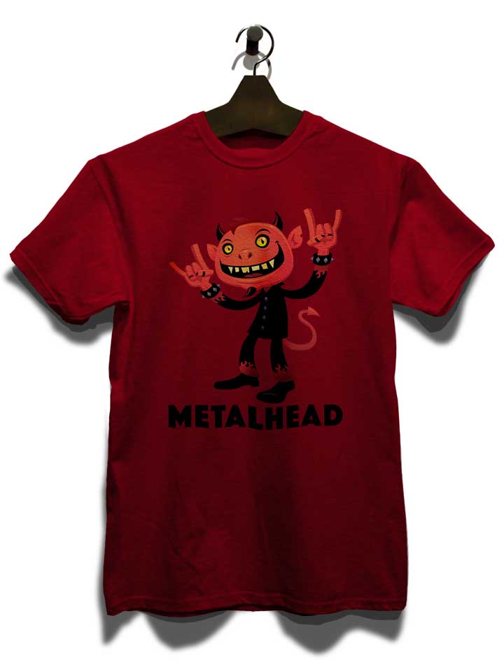 heavy-metal-devil-metalhead-t-shirt bordeaux 3