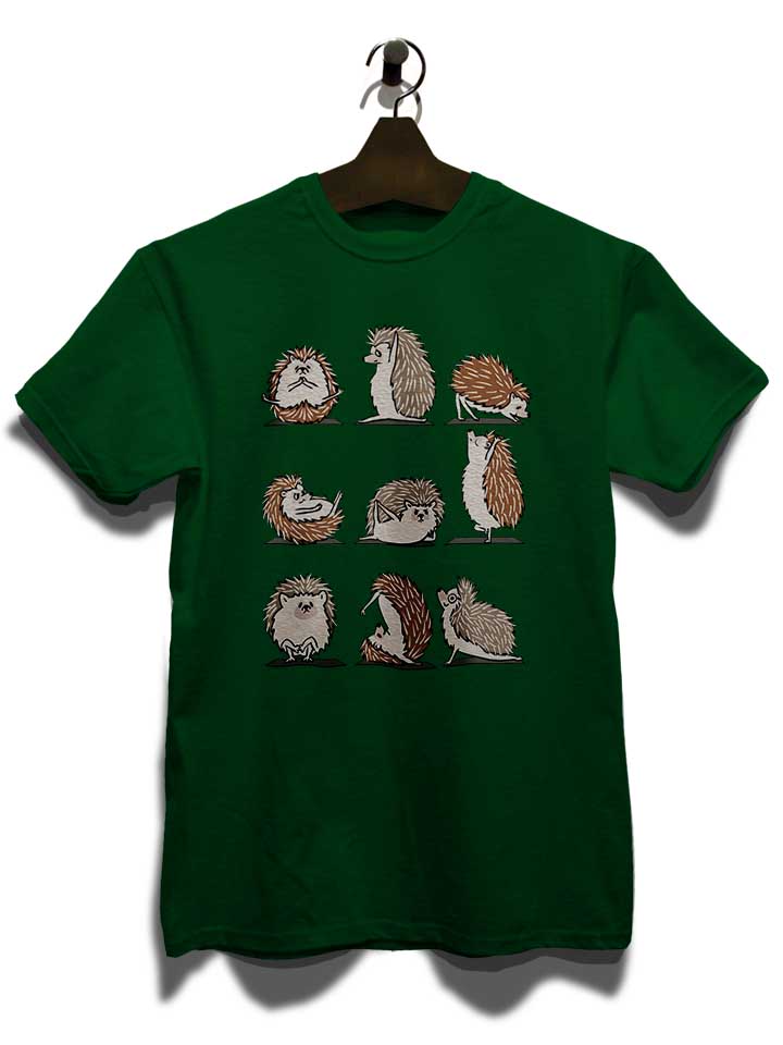 hedgehog-yoga-t-shirt dunkelgruen 3