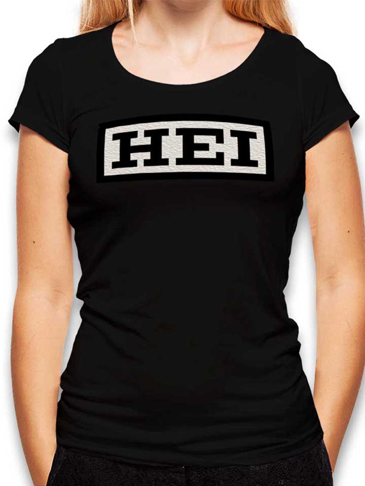 Hei Logo Schwarz Damen T-Shirt schwarz L