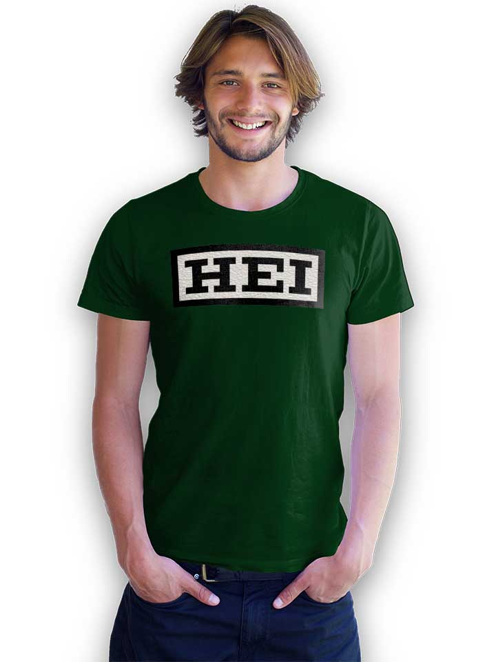 hei-logo-schwarz-t-shirt dunkelgruen 2