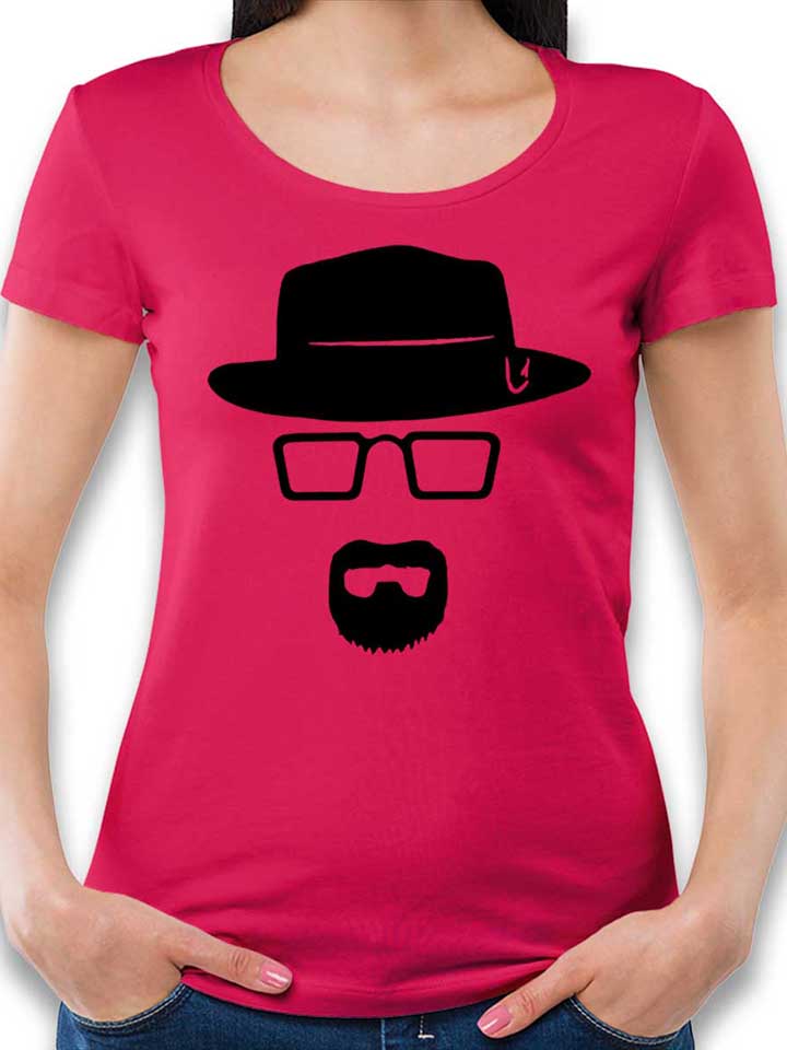 heisenberg-schablone-damen-t-shirt fuchsia 1