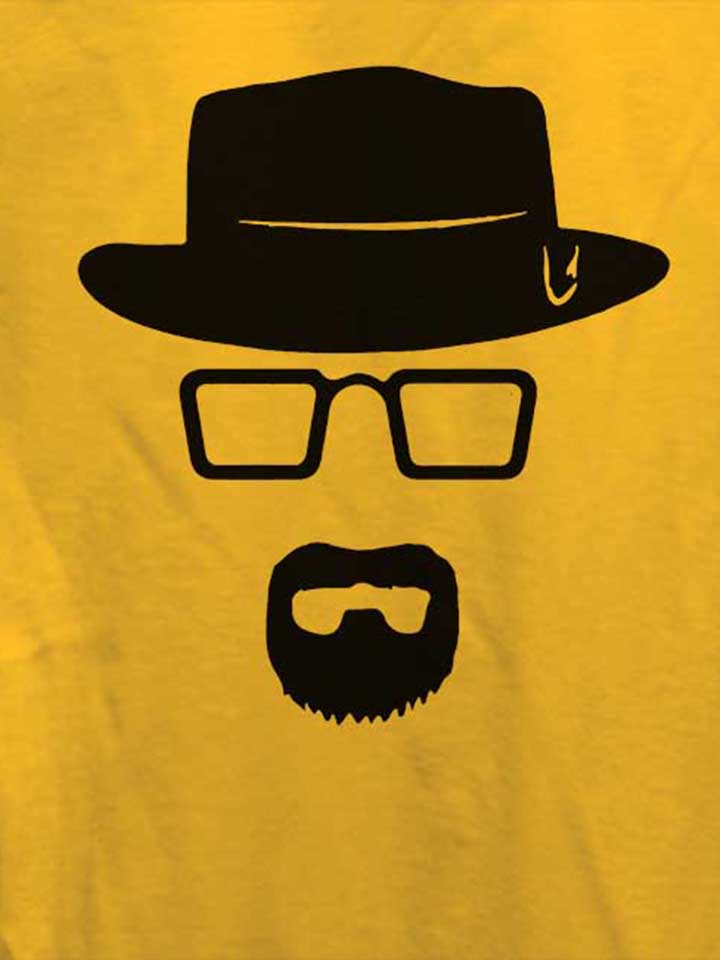 heisenberg-schablone-damen-t-shirt gelb 4