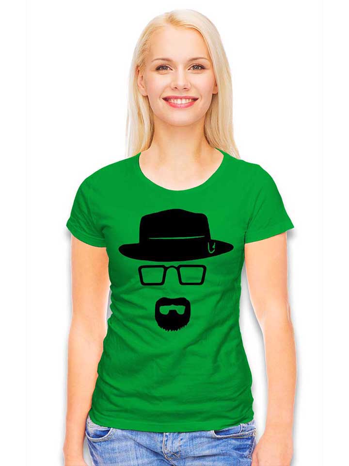 heisenberg-schablone-damen-t-shirt gruen 2
