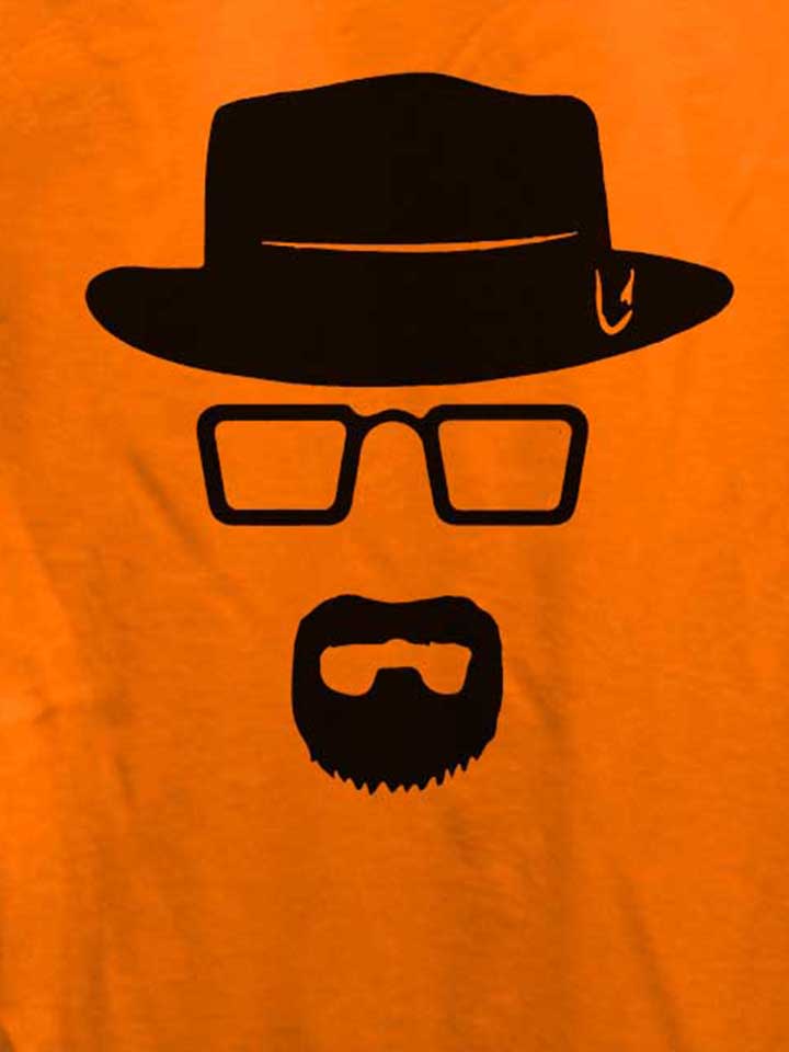 heisenberg-schablone-damen-t-shirt orange 4