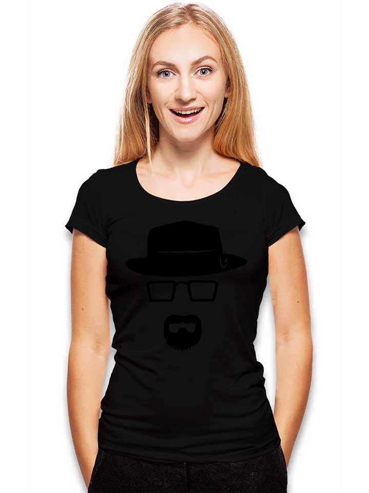 heisenberg-schablone-damen-t-shirt schwarz 2