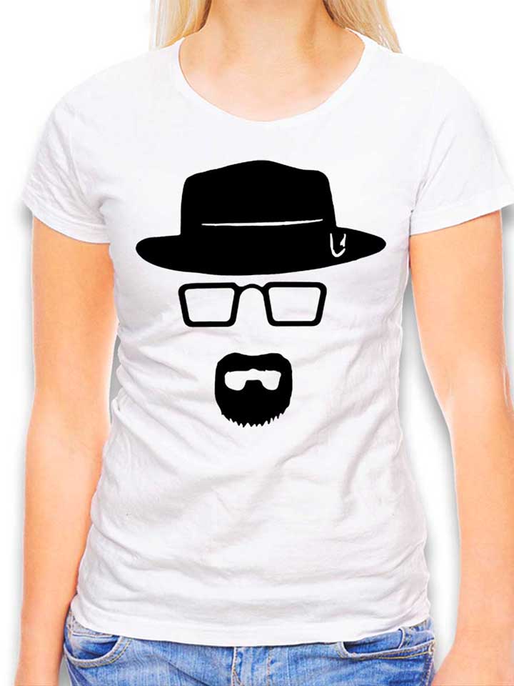 Heisenberg Schablone T-Shirt Femme blanc L