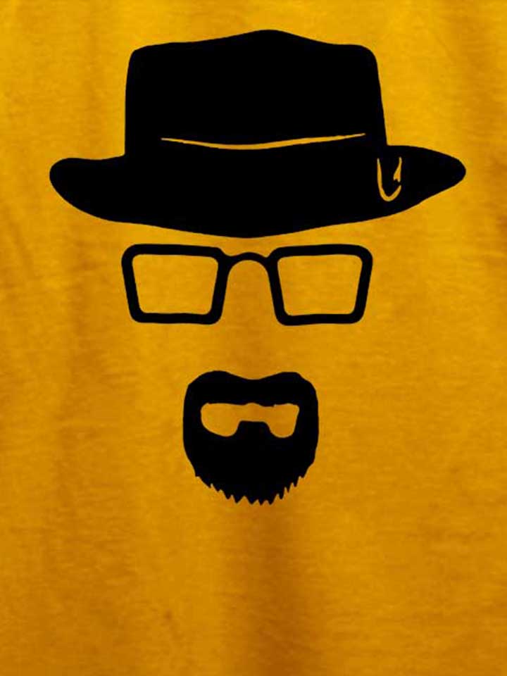 heisenberg-schablone-t-shirt gelb 4