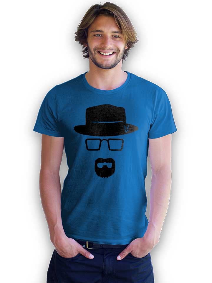 heisenberg-schablone-t-shirt royal 2