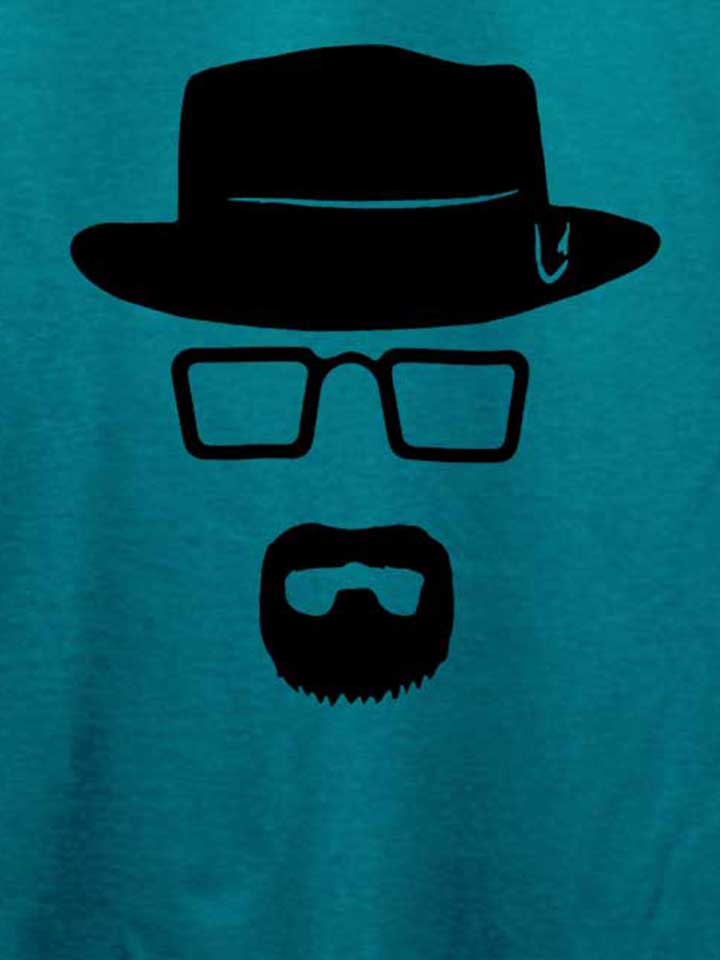heisenberg-schablone-t-shirt tuerkis 4