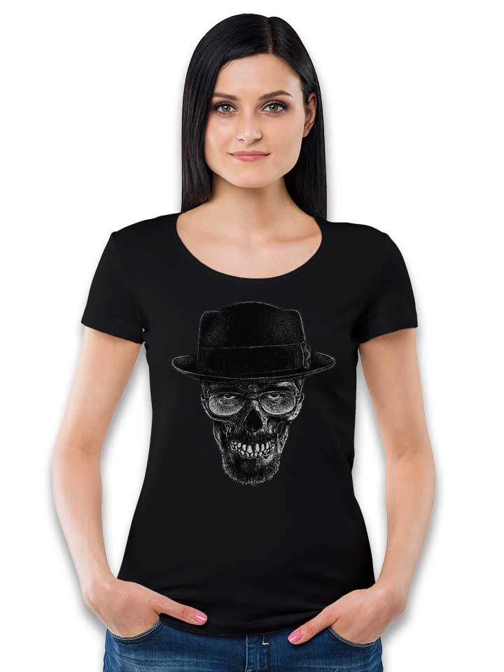 heisenberg-skull-damen-t-shirt schwarz 2