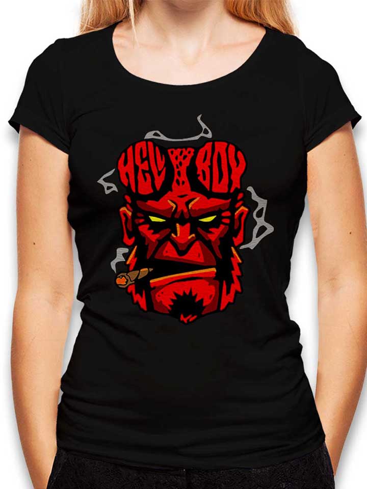 Hellboy Damen T-Shirt schwarz L