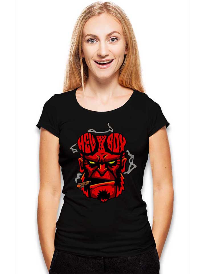 hellboy-damen-t-shirt schwarz 2