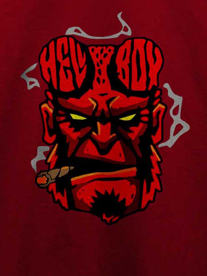 hellboy-t-shirt bordeaux 4