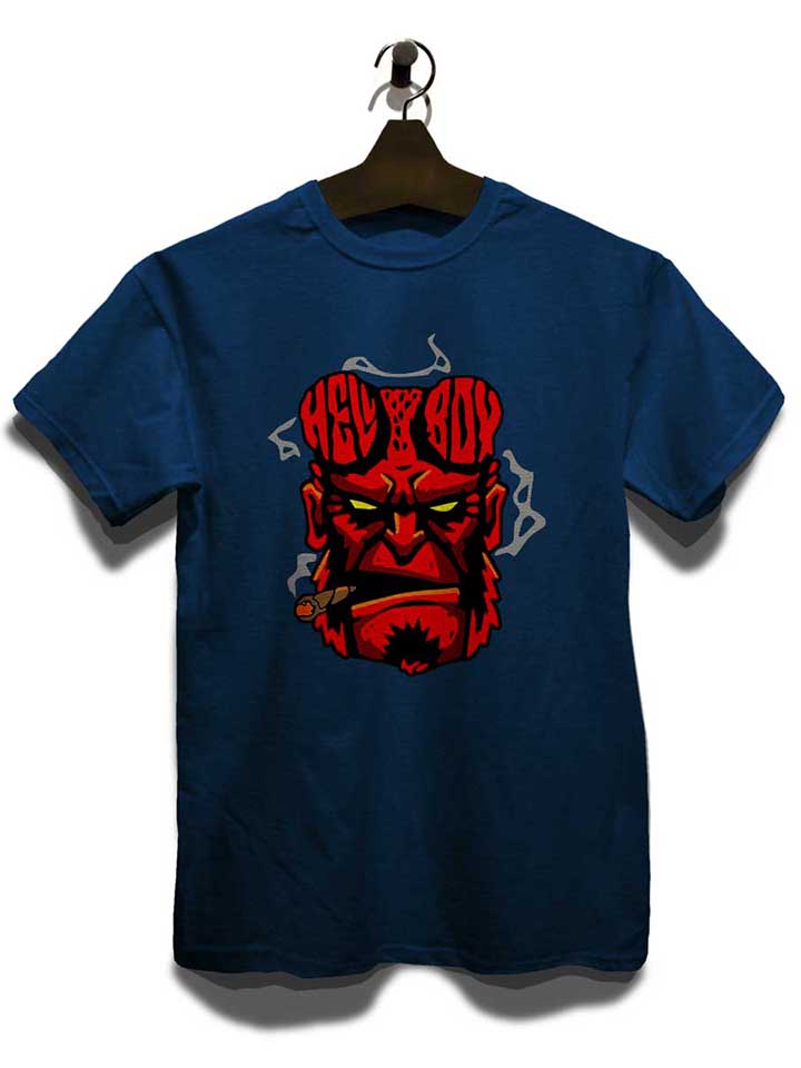 hellboy-t-shirt dunkelblau 3