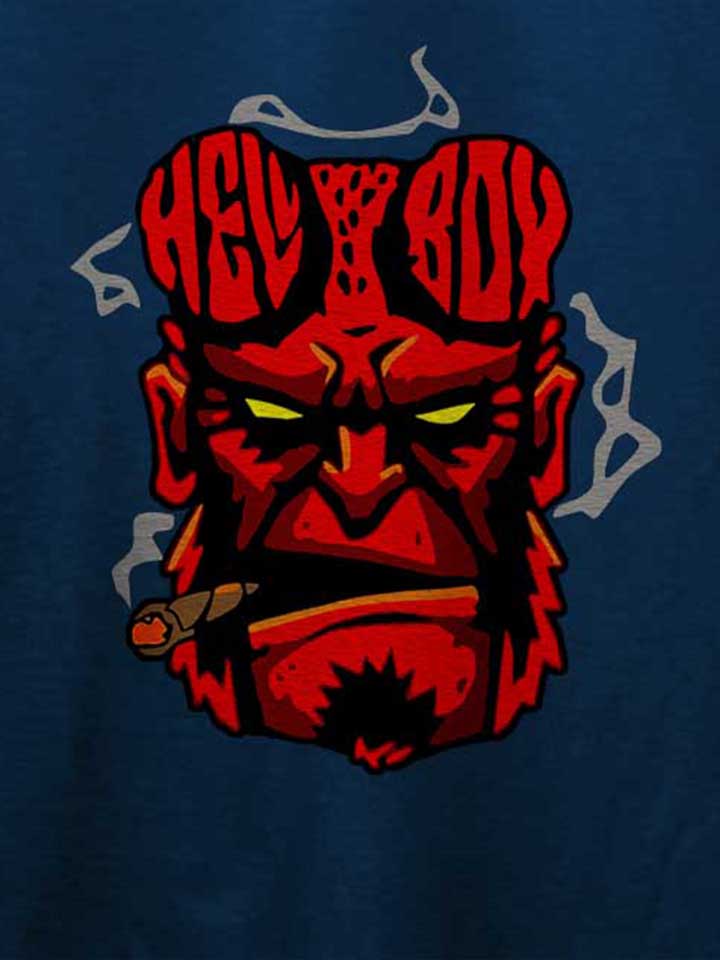 hellboy-t-shirt dunkelblau 4