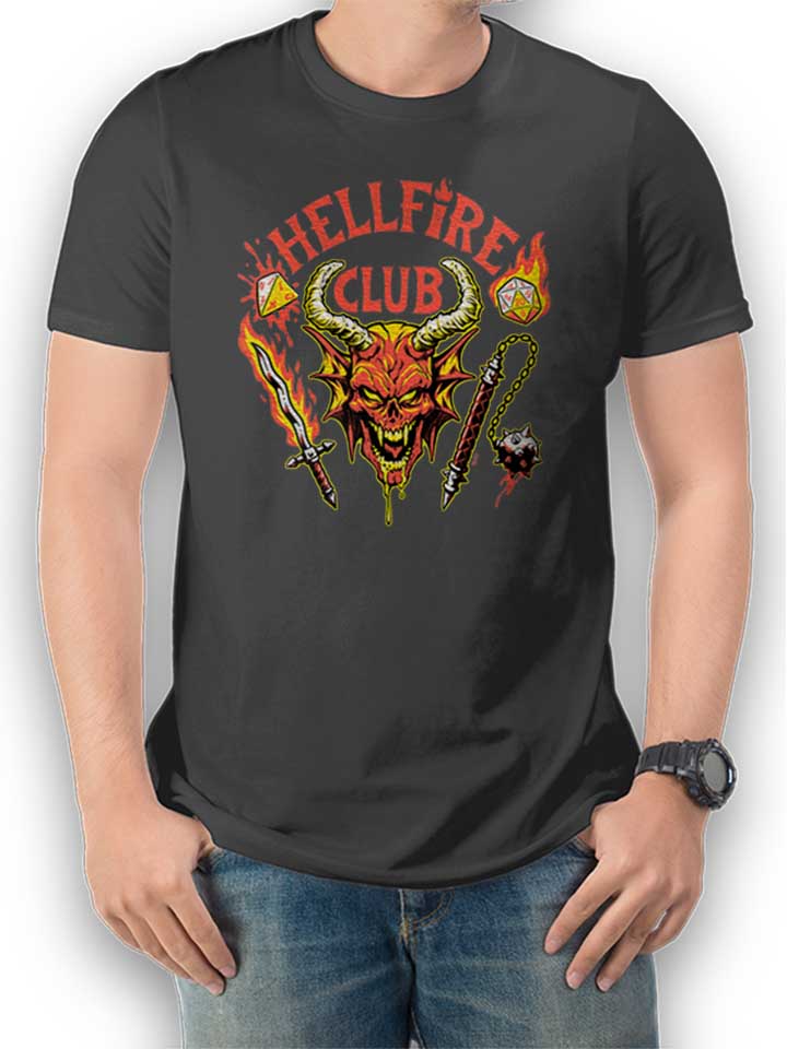 Hellfire Club T-Shirt dunkelgrau L