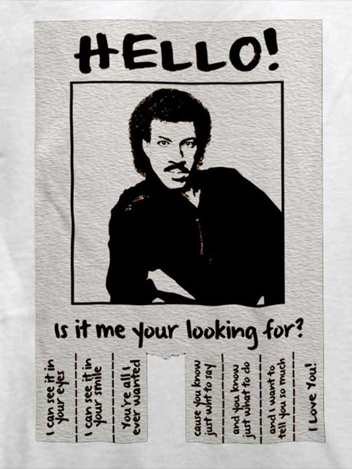hello-is-it-me-your-looking-for-t-shirt weiss 4